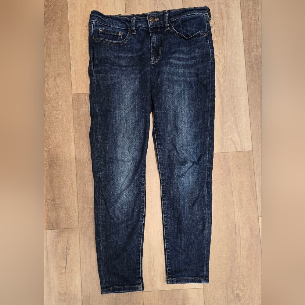 Womens Dark Blue Skinny Jeans